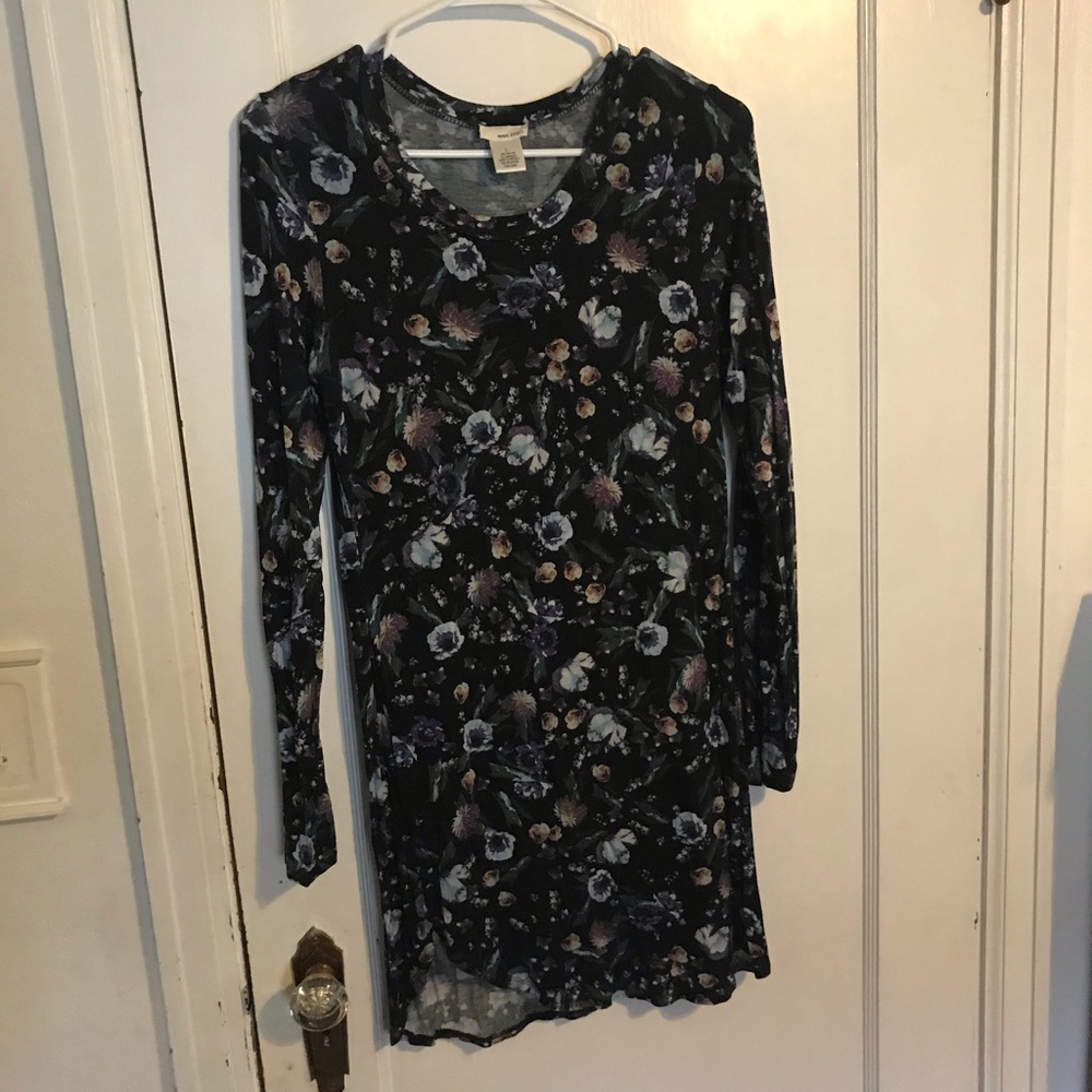 Patterned Little Black Dress